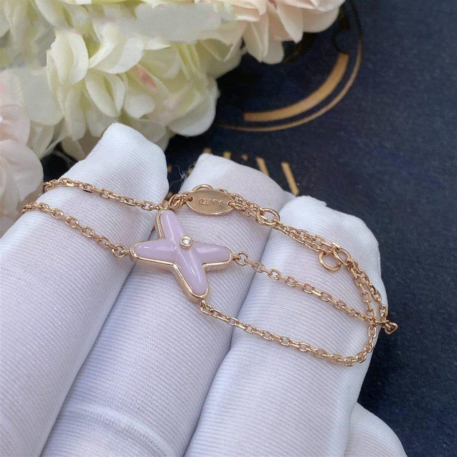 Dream JEUX BRACELET PINK MOP PINK GOLD 1 DIAMOND