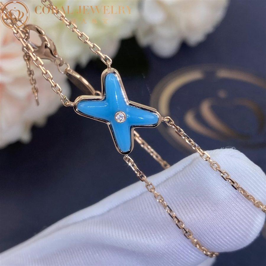 Dream JEUX BRACELET TURQUOISE PINK GOLD 1 DIAMOND