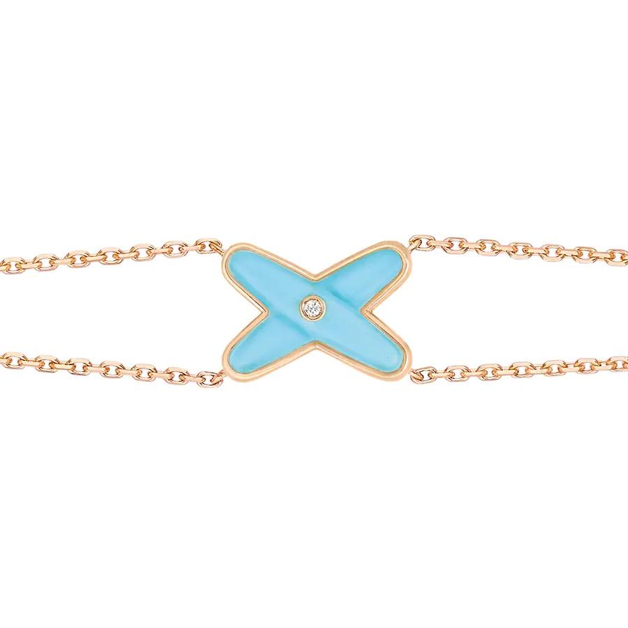 Dream JEUX BRACELET TURQUOISE PINK GOLD 1 DIAMOND