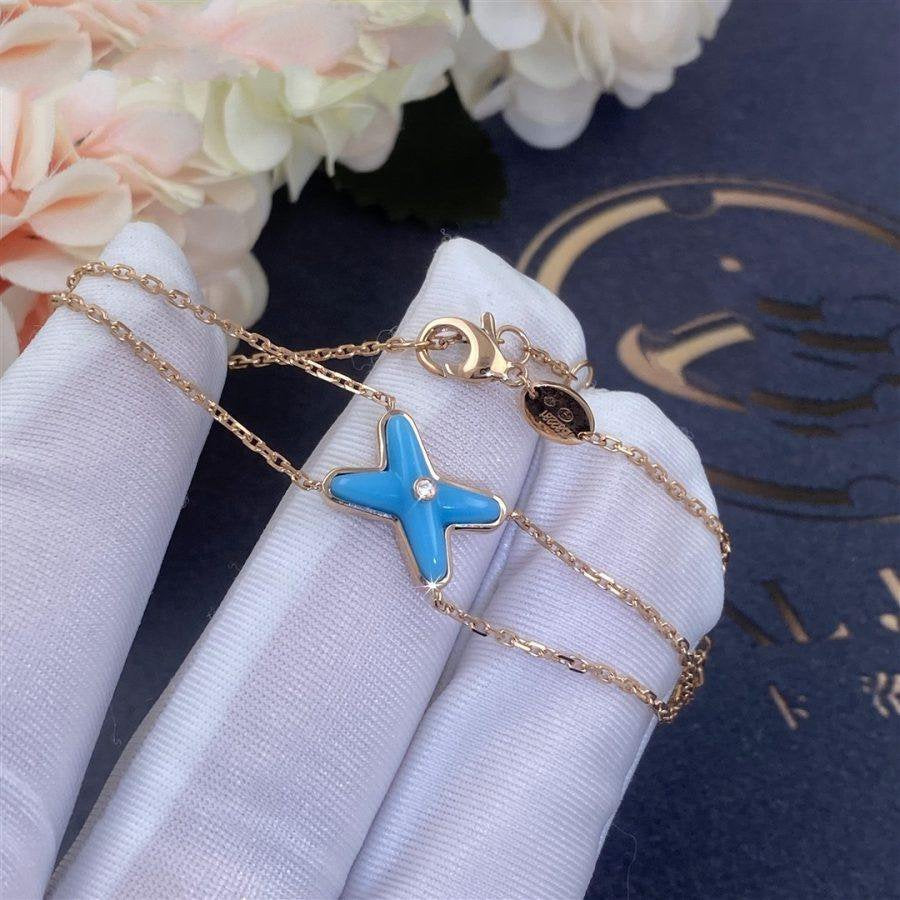 Dream JEUX ARMBAND TÜRKIS ROSÉGOLD 1 DIAMANT
