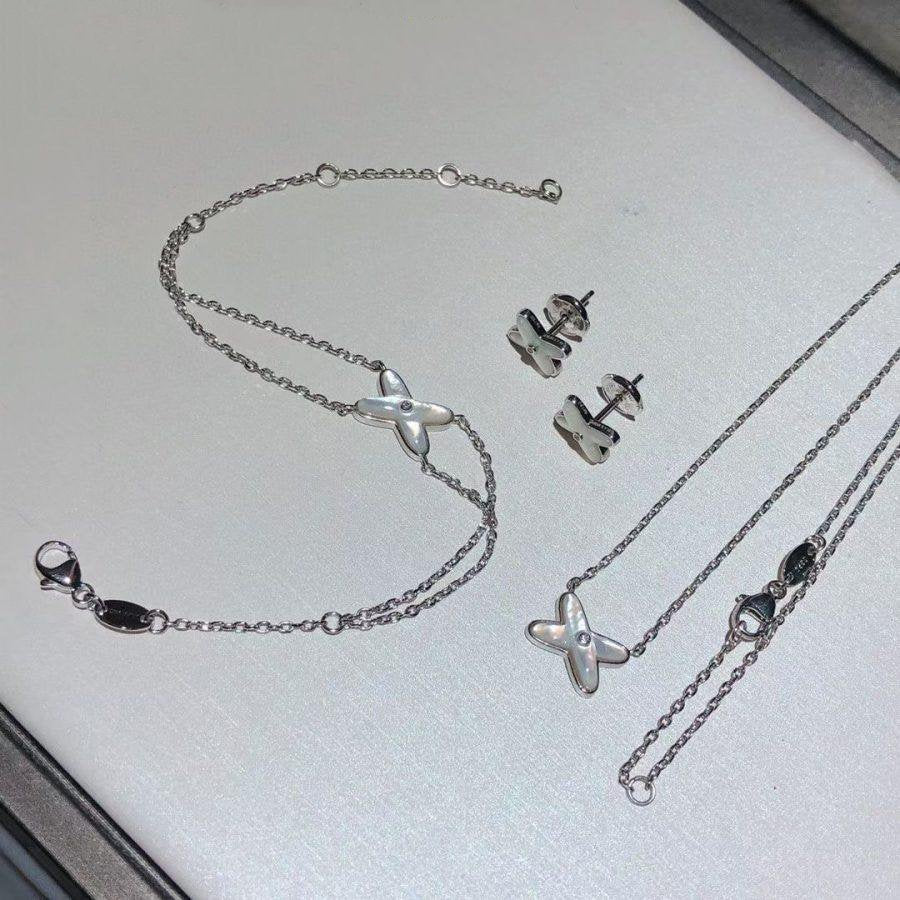 Dream JEUX BRACELET WHITE MOP SILVER 1 DIAMOND
