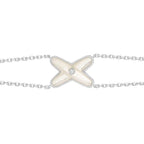 Dream JEUX ARMBAND WEISSES PERLMUTT SILBER 1 DIAMANT