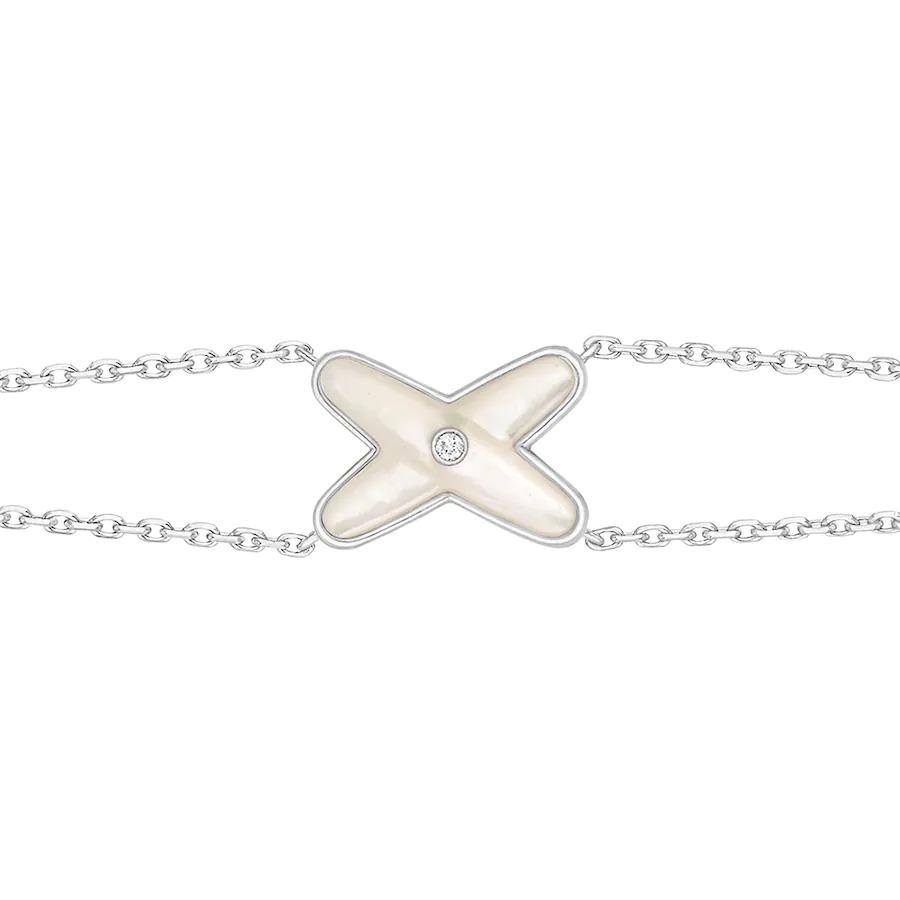 Dream JEUX BRACELET WHITE MOP SILVER 1 DIAMOND
