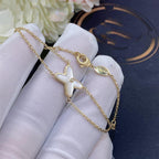 Dream JEUX BRACELET WHITE MOP GOLD 1 DIAMOND