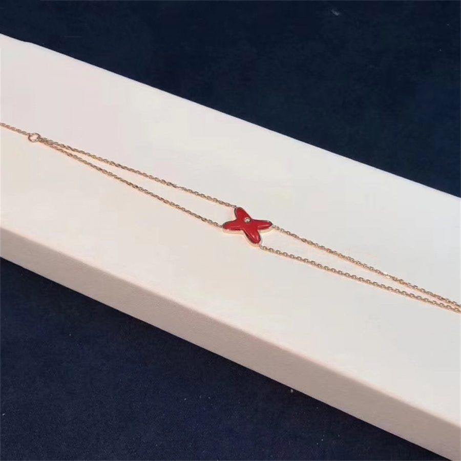 Dream JEUX BRACELET CARNELIAN PINK GOLD 1 DIAMOND