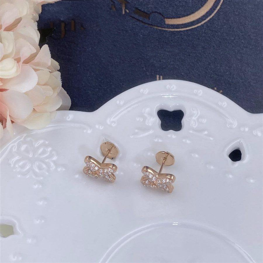 TRAUMHAFTE JEUX DE PINK GOLD DIAMANT-OHRRINGE