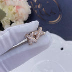 TRAUMHAFTE JEUX DE PINK GOLD DIAMANT-OHRRINGE