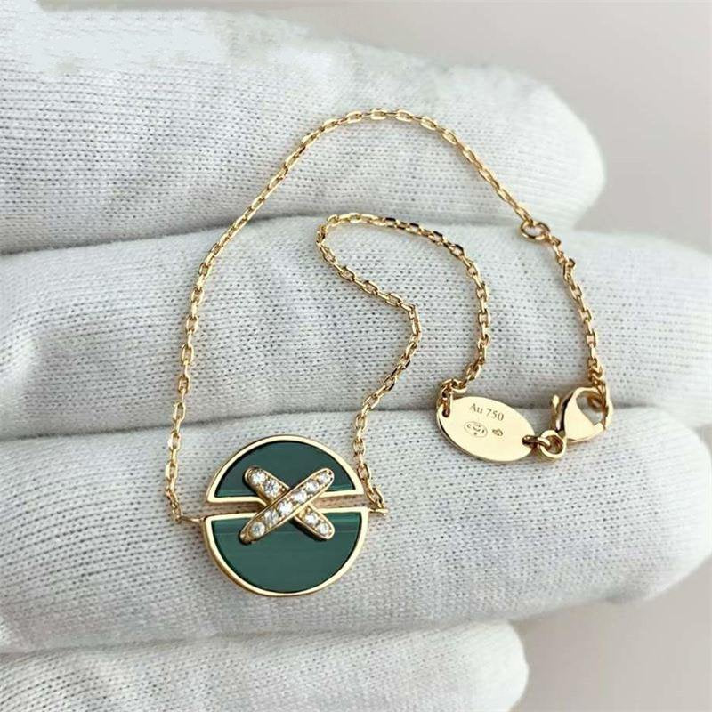 Dream JEUX DE BRACELET MALACHITE PINK GOLD DIAMONDS