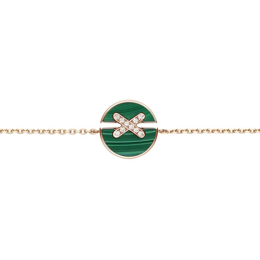 Dream JEUX DE BRACELET MALACHITE PINK GOLD DIAMONDS