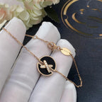 Dream ARMBAND-SET ONYX ROSÉGOLD DIAMANT