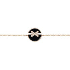 Dream ARMBAND-SET ONYX ROSÉGOLD DIAMANT