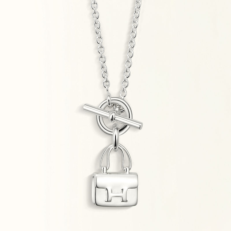 Dream POP H PEDANT SILVER NECKLACE