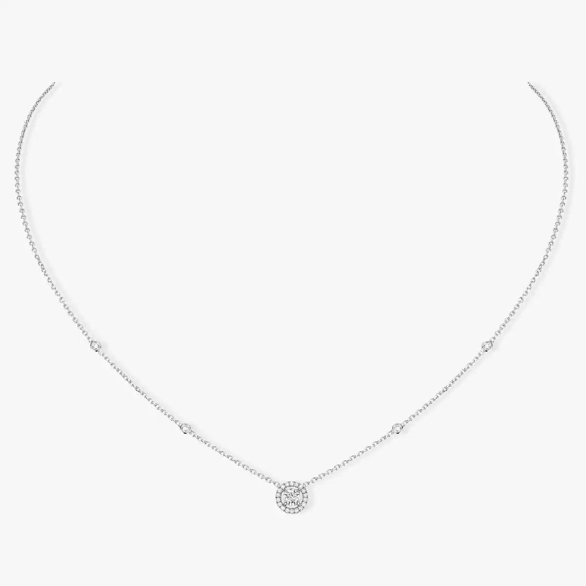 [Dream]Diamond Necklace 0,20ct Brilliant Shape Joy