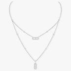 [Dream]MOVE 2 ROW DIAMOND NECKLACE