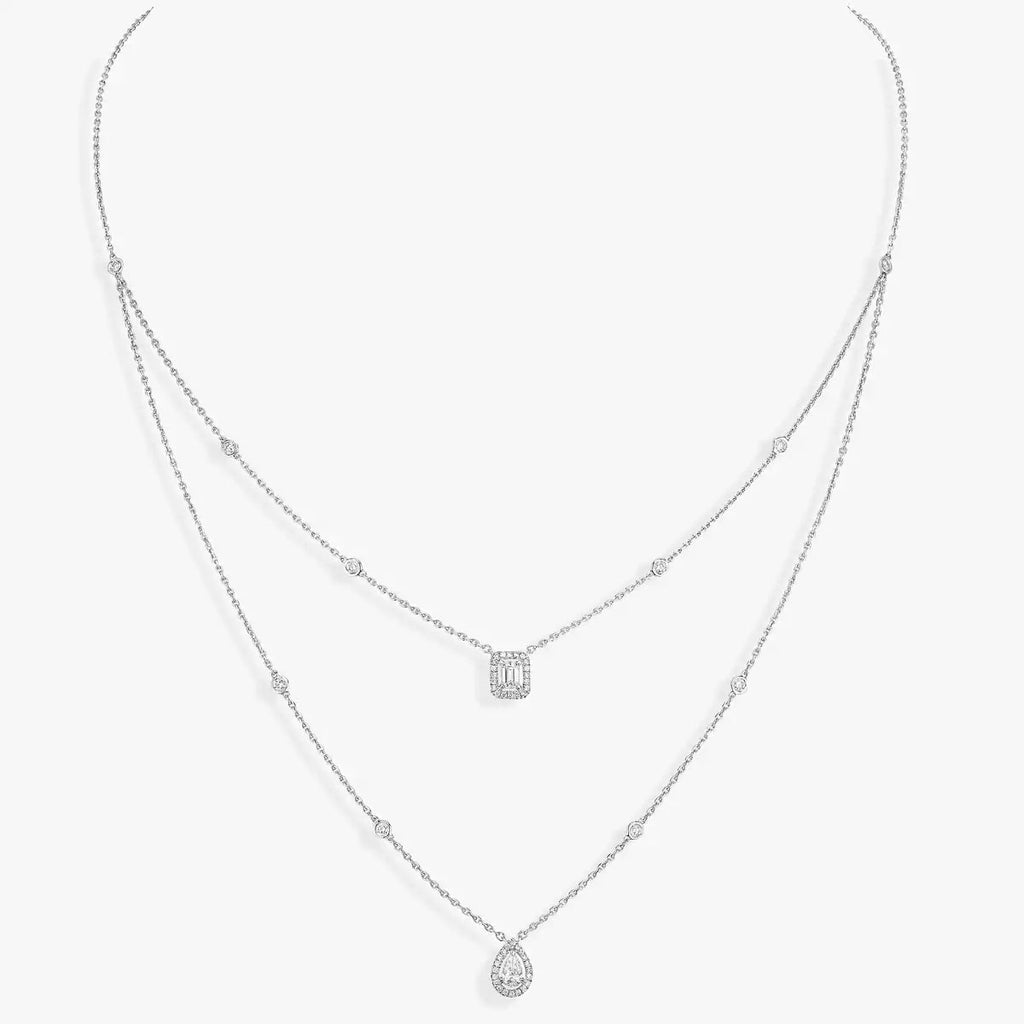 [Dream]Diamantkette Mein Zwilling 2 Reihen