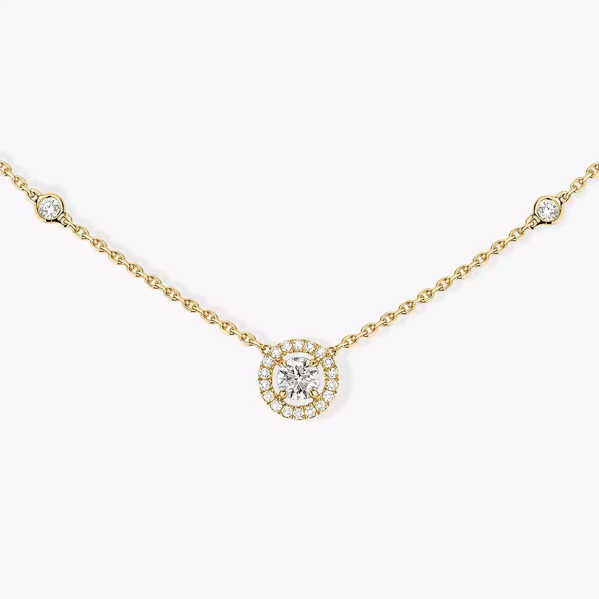 [Dream]Diamond Necklace 0,20ct Brilliant Shape Joy