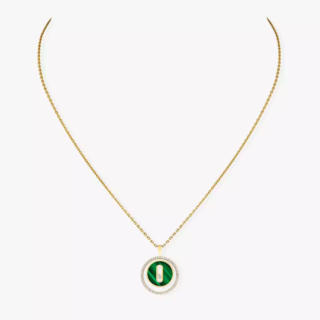 [Dream]Lucky Move Diamond Necklace in Rose Gold and White Mother-of-Pearl