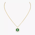 [Dream]Lucky Move Diamond Necklace in Rose Gold and White Mother-of-Pearl