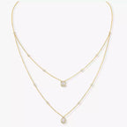 [Dream]Diamantkette Mein Zwilling 2 Reihen