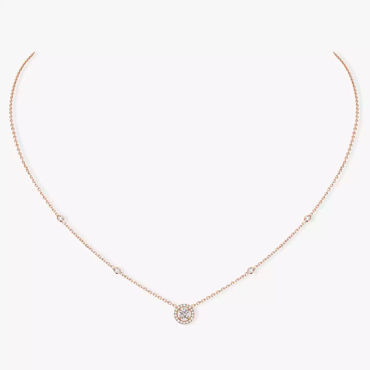 [Dream]Diamond Necklace 0,20ct Brilliant Shape Joy