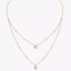 [Dream]Diamantkette Mein Zwilling 2 Reihen