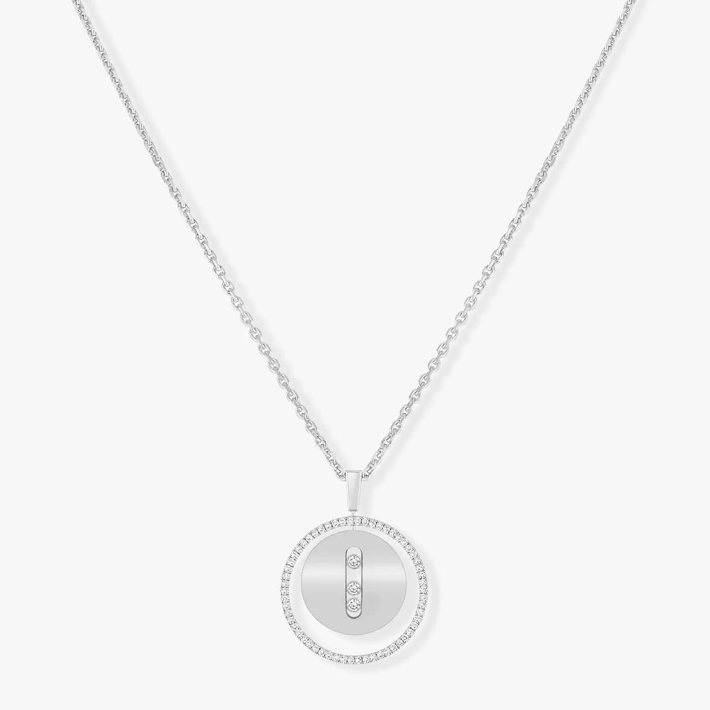[Dream]LUCKY MOVE MM SILVER DIAMOND NECKLACE