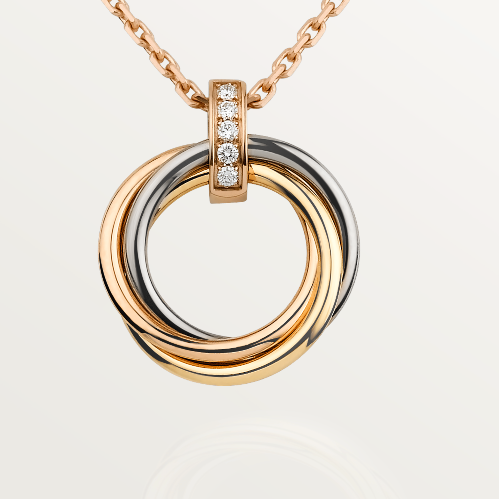 Dream TRINITY NECKLACE GOLD  DIAMONDS