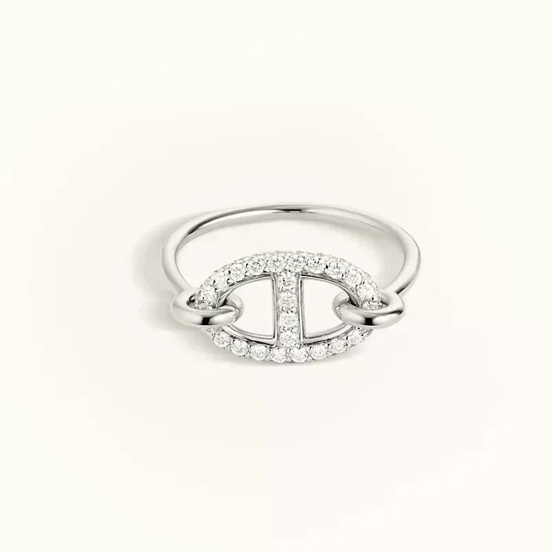 Dream RONDE SMALL SILVER DIAMOND RING