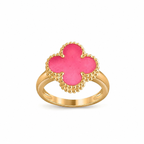 [Dream]NEW CLOVER PINK ENAMEL RINGS