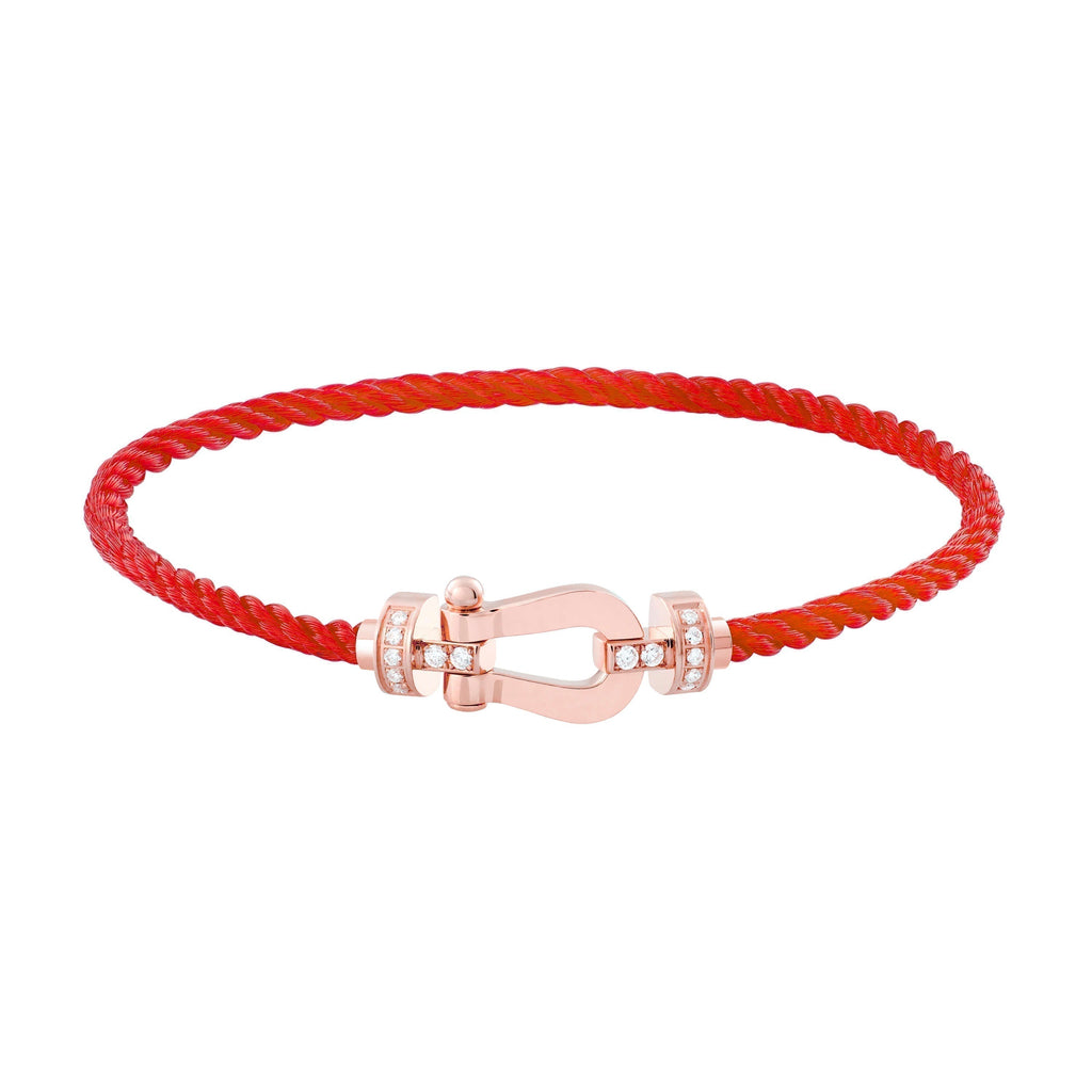 Dream FORCE 10 HALF DIAMOND PINK GOLD RED CORDERI LARGE AND MEDIUM MODEL