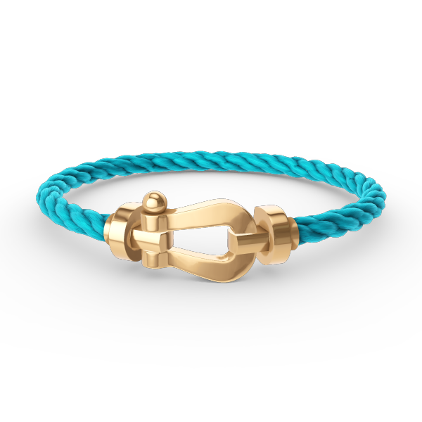 Dream FORCE LARGE HORSESHOE NO DIAMOND BRACELET GOLD