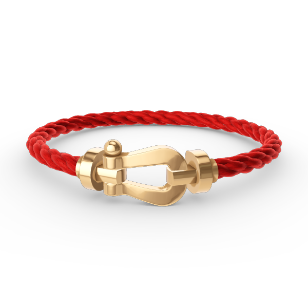 Dream FORCE LARGE HORSESHOE NO DIAMOND BRACELET GOLD