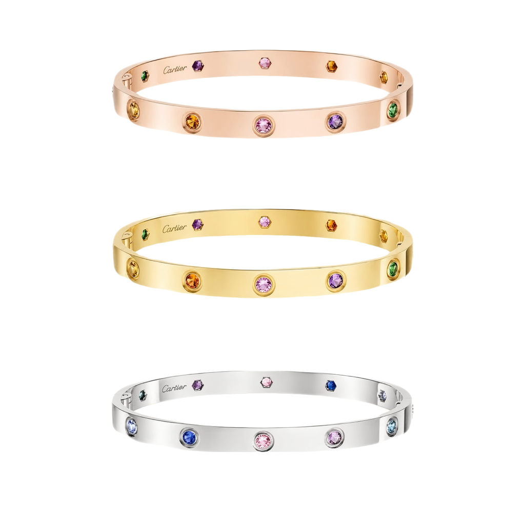 [Dream ] 2026 RAINBOW LOVE BRACELET 6.1MM  10 DIAMONDS