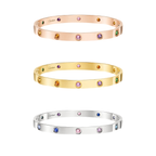 [Dream ] 2026 RAINBOW LOVE BRACELET 6.1MM  10 DIAMONDS
