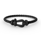 Dream FORCE LARGE SERIES HORSESHOE BLACK SAMURAI BRACELET