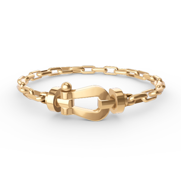 Dream FORCE LARGE HORSESHOE CLASP  METAL BRACELET