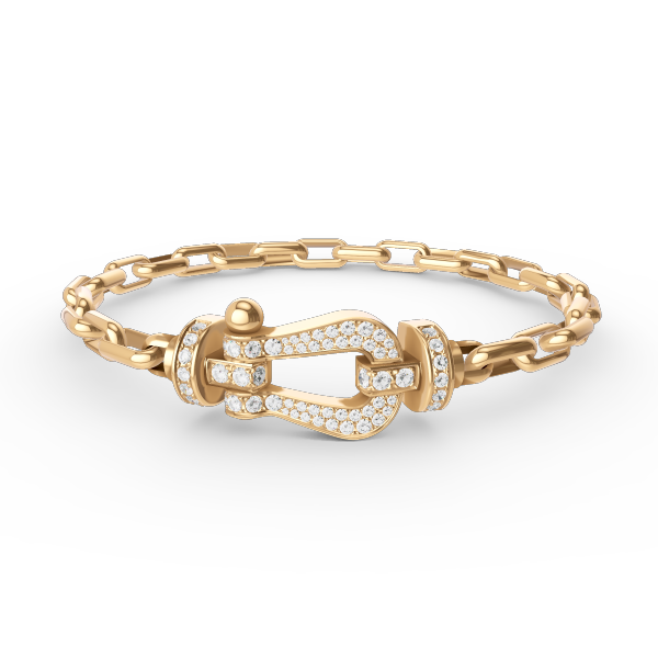 Dream FORCE LARGE HORSESHOE CLASP  METAL BRACELET