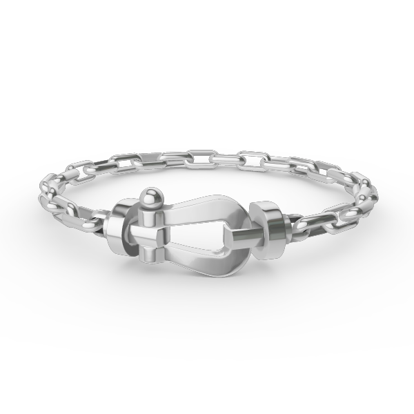 Dream FORCE LARGE HORSESHOE CLASP  METAL BRACELET