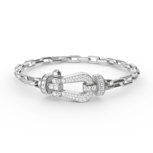 Dream FORCE LARGE HORSESHOE CLASP  METAL BRACELET