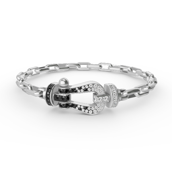 Dream FORCE LARGE HORSESHOE CLASP  METAL BRACELET