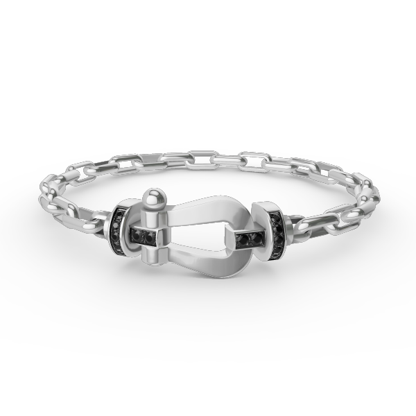 Dream FORCE LARGE HORSESHOE CLASP  METAL BRACELET