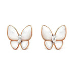 Dream BUTTERFLY MOP DIAMOND EARRINGS