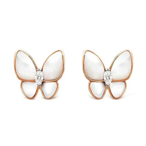 Dream BUTTERFLY MOP DIAMOND EARRINGS
