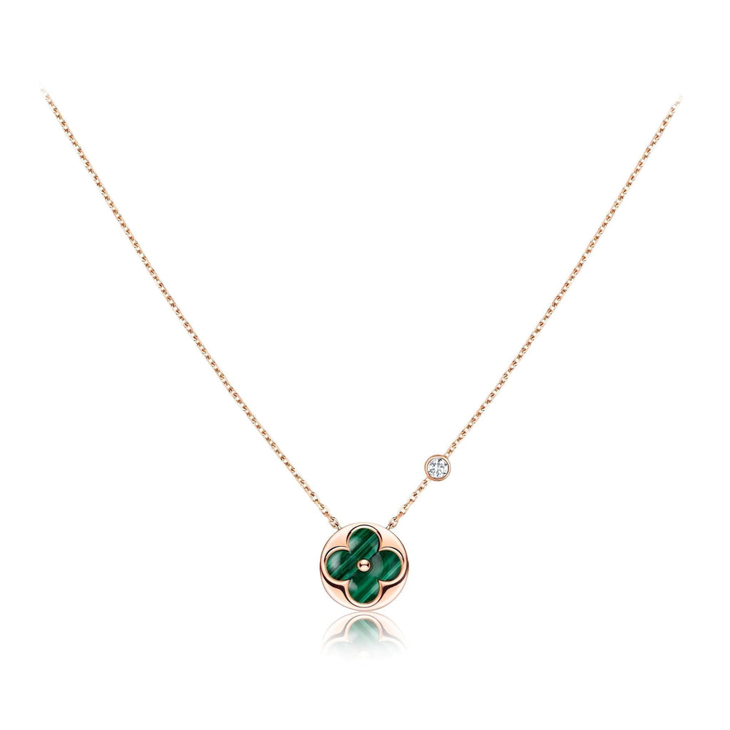 DREAM SUN ANHÄNGER ROSÉGOLD 1 DIAMANT HALSKETTE