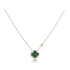 DREAM SUN ANHÄNGER ROSÉGOLD 1 DIAMANT HALSKETTE