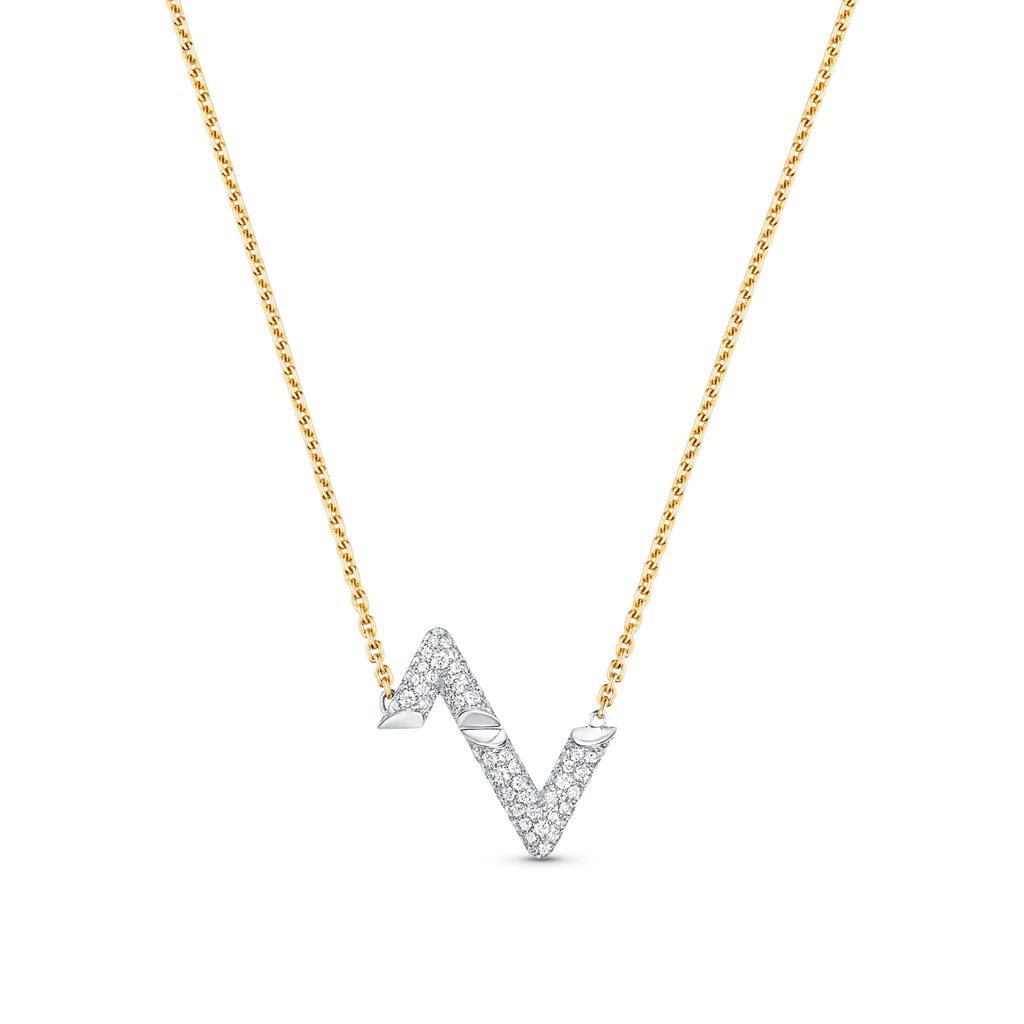 Dream VOLT SILVER DIAMOND PEDANT NECKLACE