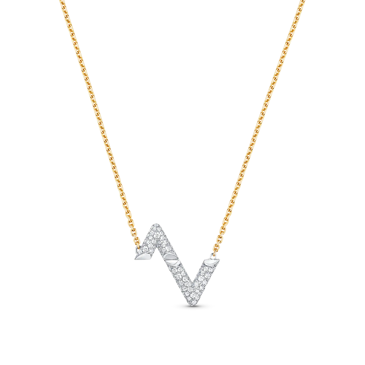 Dream VOLT SILVER DIAMOND PEDANT NECKLACE