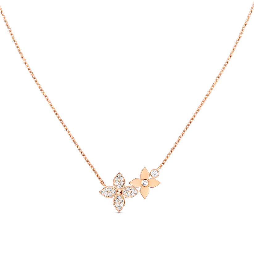 Dream STAR BLOSSOM HALSKETTE ROSÉGOLD DIAMANTEN