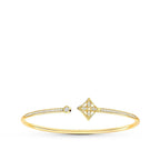 Dream IDYLLE GOLD OFFENER ARMBAND MIT DIAMANT-PAVÉ