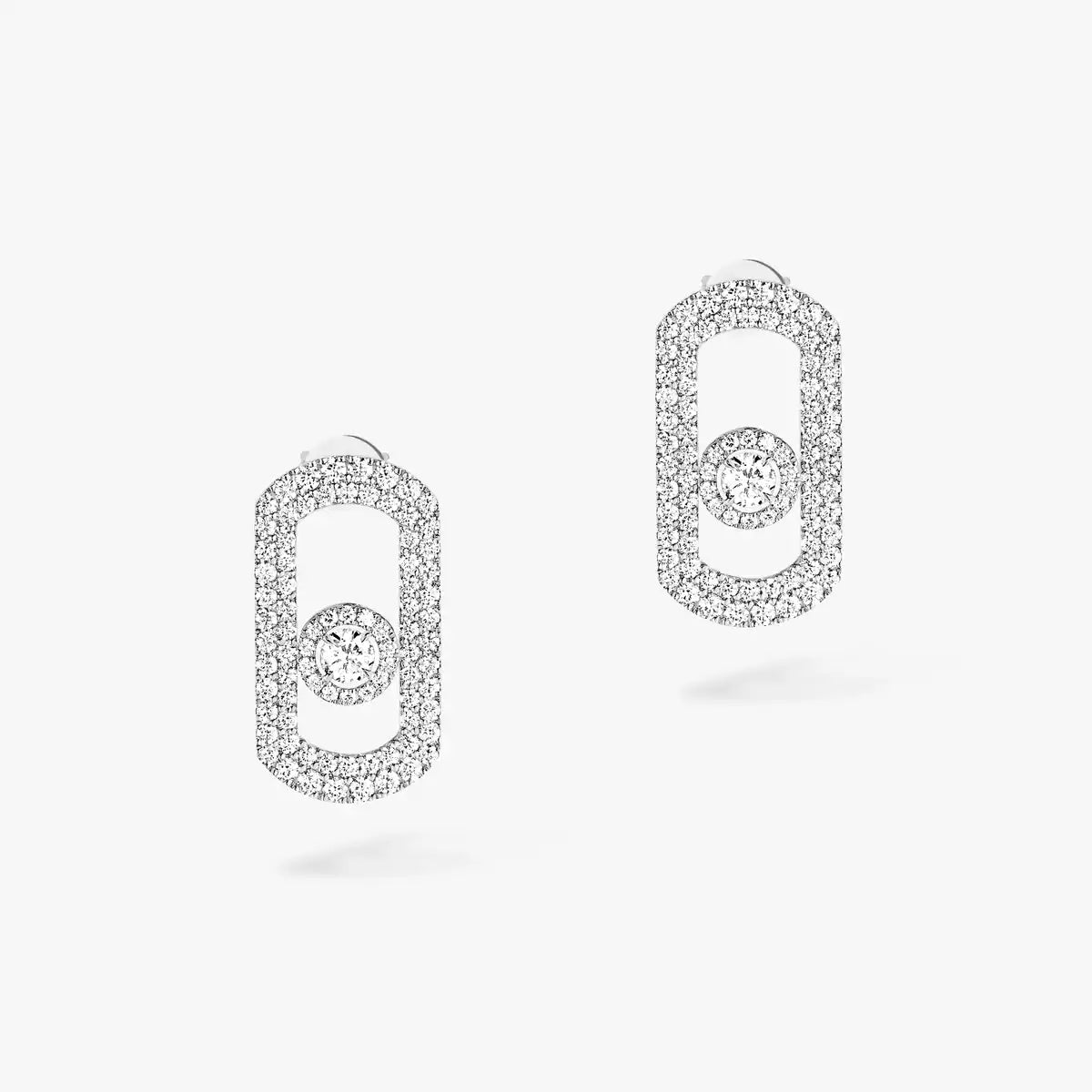[Dream]So Move Pavé-Ohrringe mit Diamantbesatz in Silber